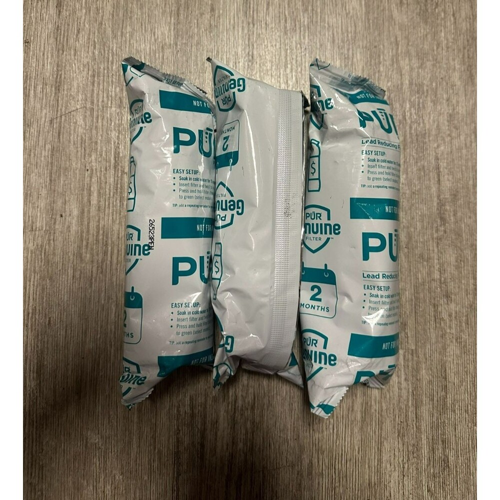 3 PACK GENUINE PUR PLUS WATER FILTERS FOR PITCHER & DISPENSER PPF951K CLEAN H2O